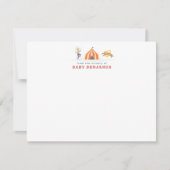 Circus Tent Nursery Note Card ノートカード (正面)