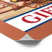 Circus Theme Foam Board Welcome Sign ポスター (角)