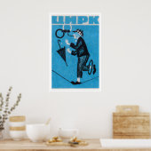 Circus Tightrope - Matchbox Print - Aesthetic Wall ポスター (キッチン)