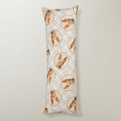 Cirneco dell'Etnaの可愛絵を描いオリジナルドッグアート ボディピロー (裏面 (縦))