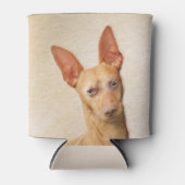 Cirneco dell'Etna's -絵画かわいいオリジナルドッグアート 缶クーラー (正面)