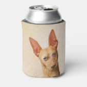 Cirneco dell'Etna's -絵画かわいいオリジナルドッグアート 缶クーラー (缶裏面)