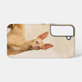 Cirneco dell'Etna's -絵画かわいいオリジナルドッグアート Samsung Galaxyケース (裏面横)