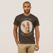 Cirneco dell'Etna's -絵画かわいいオリジナルドッグアート Tシャツ (正面フル)