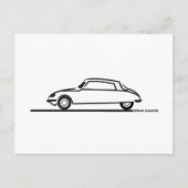 Ciroen DS 21パラス ポストカード (正面)