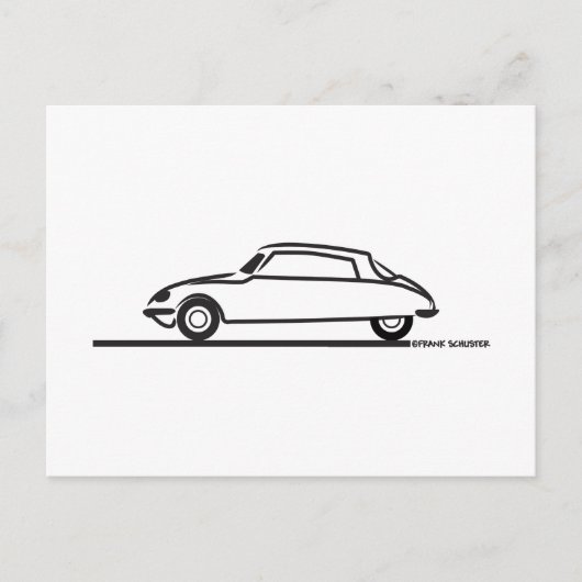 Ciroen DS 21パラス ポストカード (正面)