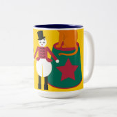 Cirque de Martzkinsのライオン使いのマグ ツートーンマグカップ (正面右)