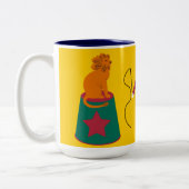 Cirque de Martzkinsのライオン使いのマグ ツートーンマグカップ (左)