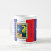 "Cirque MéreとEnfant" x 2の覆い コーヒーマグカップ (正面左)