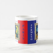 "Cirque MéreとEnfant" x 2の覆い コーヒーマグカップ (中央)