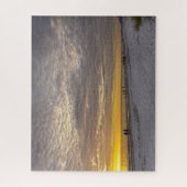 Cirrocumulus Clouds at Fort Myersビーチサンセット, FL ジグソーパズル (縦)