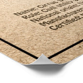 Cirrus SR22 – 飛行機の設計図スケッチ計画SD ポスター (角)