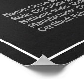 Cirrus SR22T – 飛行機の設計図スケッチ計画PD ポスター (角)