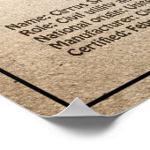 Cirrus SR22T – 飛行機の設計図スケッチ計画SD ポスター (角)