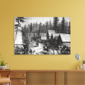 Cisco, station county of Placer キャンバスプリント (インサイチュ (リビング))