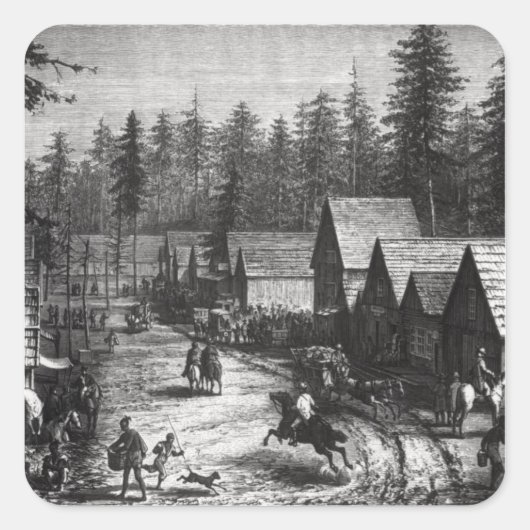 Cisco, station county of Placer スクエアシール (正面)