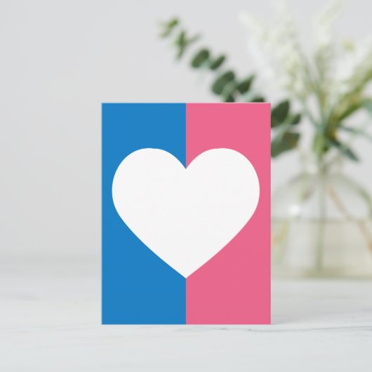 Cisgender Alternate Pride Flag ポストカード (スタンド正面)