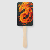 Cismic kitty and fiery drgain hand fan ハンドファン (裏面)