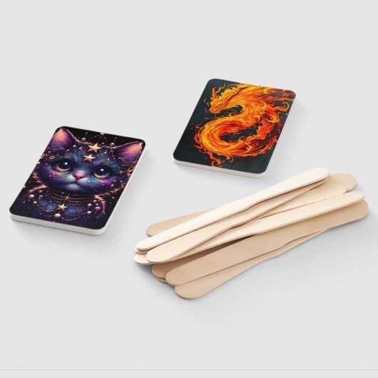 Cismic kitty and fiery drgain hand fan ハンドファン (組立なし)