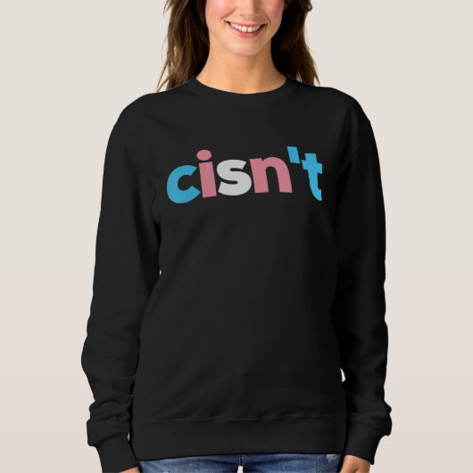 Cisn t Trans Pride Transgender Flag  LGBTQ Pride M スウェットシャツ (正面)