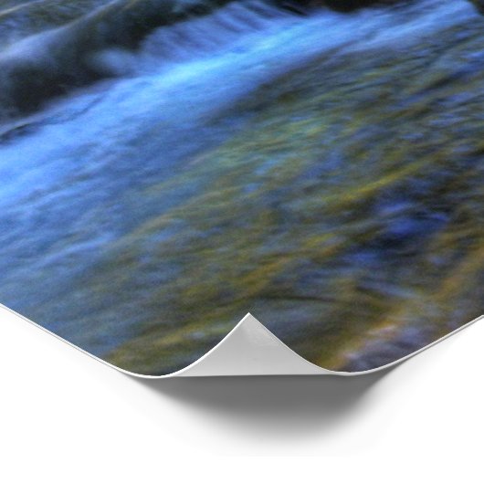 Cispus River HDRプリントと聖なる書物、 経典詩 ポスター (角)