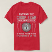 Cissp Eam Motivation Cybersecurity Professional  Tシャツ (デザイン正面)