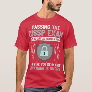 Cissp Eam Motivation Cybersecurity Professional  Tシャツ