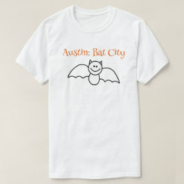 CISVオースティンこうもりシティメンズTシャツ Tシャツ