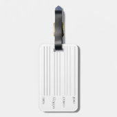 CISVオースティングリーン環境荷物タグ ラゲッジタグ (裏面縦)