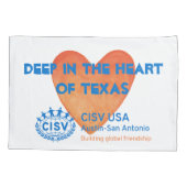 CISVオースティンスターズアットナイトピローケース 枕カバー (裏面)