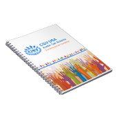 CISVオースティンロゴ ノートブック (右側)