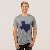 CISV オースティンテキサス平和 メンズ トライブレンドTシャツ (正面全面)
