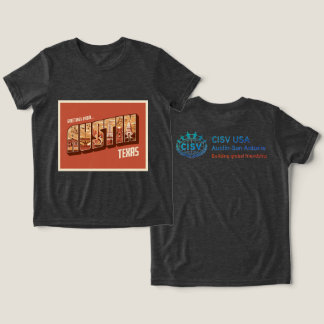 CISV オースティン ごあいさつ Tシャツ