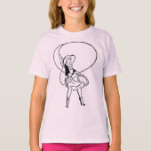 CISV オースティン カウガール ガールズ Tシャツ (正面)