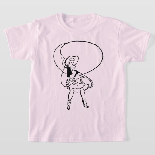 CISV オースティン カウガール ガールズ Tシャツ (レイダウン)