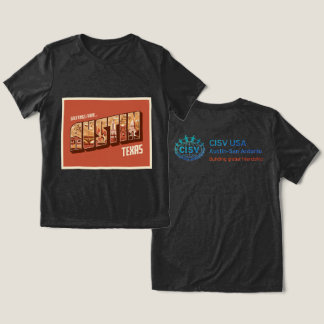 CISV オースティン グリーティングス 女性用 トライブレンドTシャツ