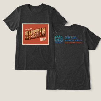 CISV オースティン グリーティング Men's トライブレンドTシャツ