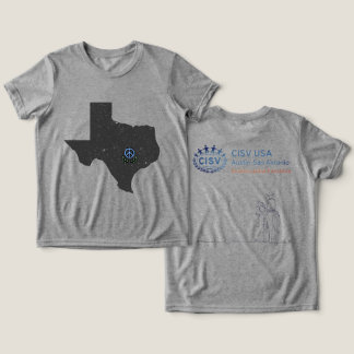 CISV オースティン テキサスカウボーイ キッズ トライブレンドTシャツ