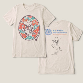 CISV オースティン ブーツとラッソ メンズTシャツ トライブレンドTシャツ