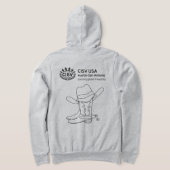 CISV Austin ATX Woman's パーカ (レイダウン裏面)