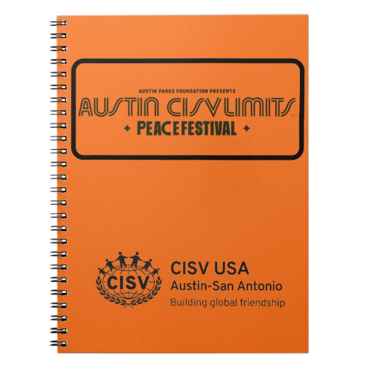CISV Austin CISV Limits Peace Notebook ノートブック (正面)