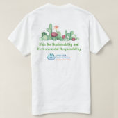 CISV Austin Environment & Sustainability Men's Tシャツ (デザイン裏面)