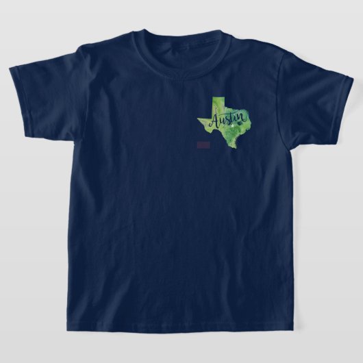 CISV Austin for Peace Boy's Tシャツ (レイダウン)