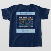 CISV Austin for Peace Boy's Tシャツ (レイダウン裏面)