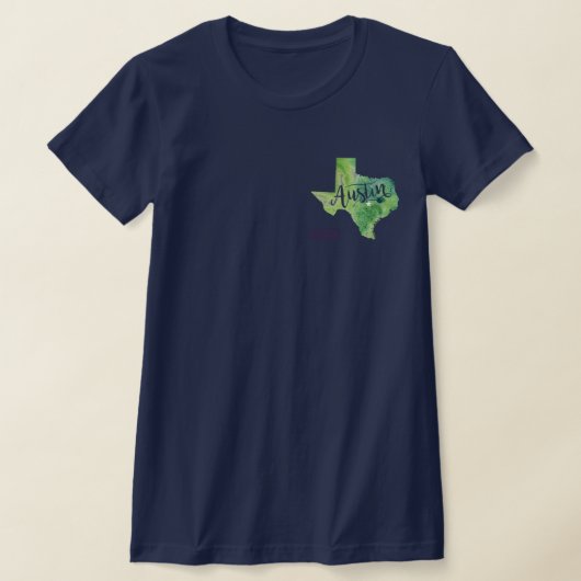 CISV Austin for Peace Women's Tシャツ (レイダウン)