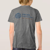 CISV Austin Hody Cowboy Kid's トライブレンドTシャツ (裏面)