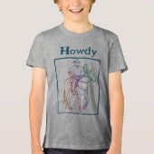 CISV Austin Hody Cowboy Kid's トライブレンドTシャツ (正面)