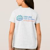 CISV Austin Hody Kid's (Boys/Girls) トライブレンドＴシャツ (裏面)