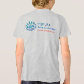 CISV Austin Hody Kid's (Boys/Girls) トライブレンドＴシャツ (裏面)