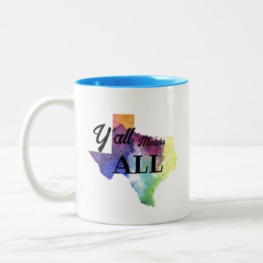 CISV Austin "Y'all Means All" ツートーンマグカップ (左)